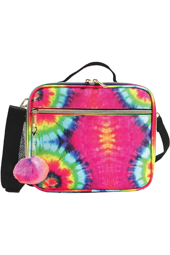 Women's 600D Polyester Tie-Dye Handbag, Multi-Color