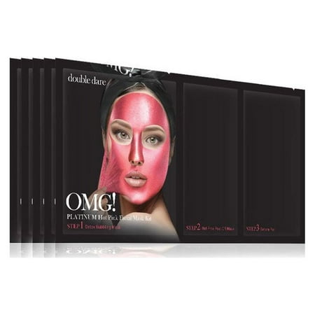 OMG! Platinum Hot Pink Facial Mask Kit (5 Pack)