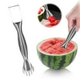 thumbnail image 1 of OMG! Salad Cutter! WATERMELON CUTTING TOOL 1PCS, A, METAL, 1 of 8
