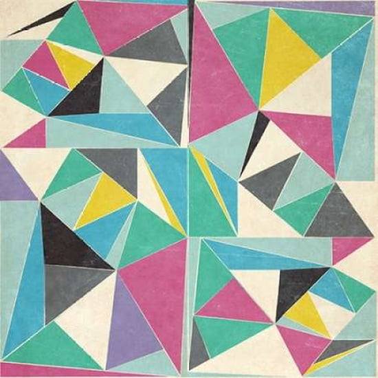 OMG Triangles I Canvas Art - SD Graphics (24 x 24)