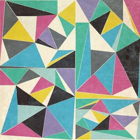 OMG Triangles II Canvas Art - SD Graphics (24 x 24)