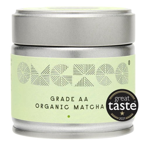OMGTea AA High Grade Organic Matcha Green Tea 30g, British Import (Pack of 2)