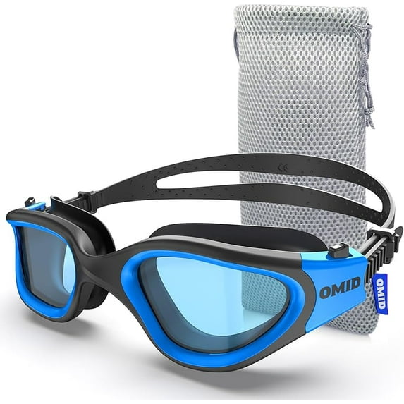 OMID Swim Goggles, P2 Lite Comfortable Anti-Fog Swimming Goggles for Men Women Adults Youth