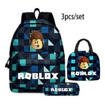 OMKARSY Roblox 3 PCS School Backpack Lunch Box Pencil Bag 3PCS/SET