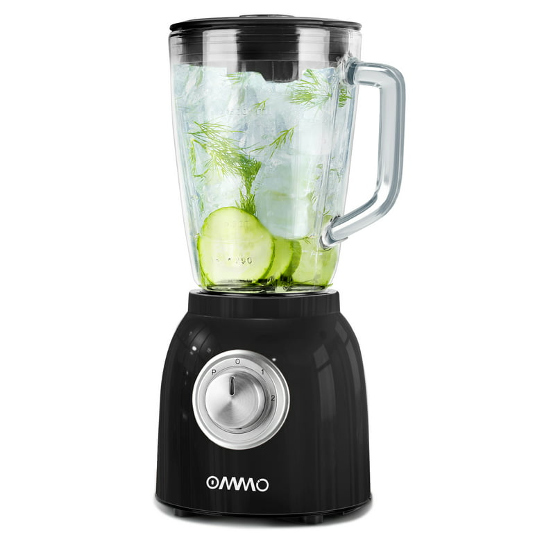 OMMO 1.5L Professional Blender for Kitchen, for Smoothies Frozen Drinks Ice  Crush, Green
