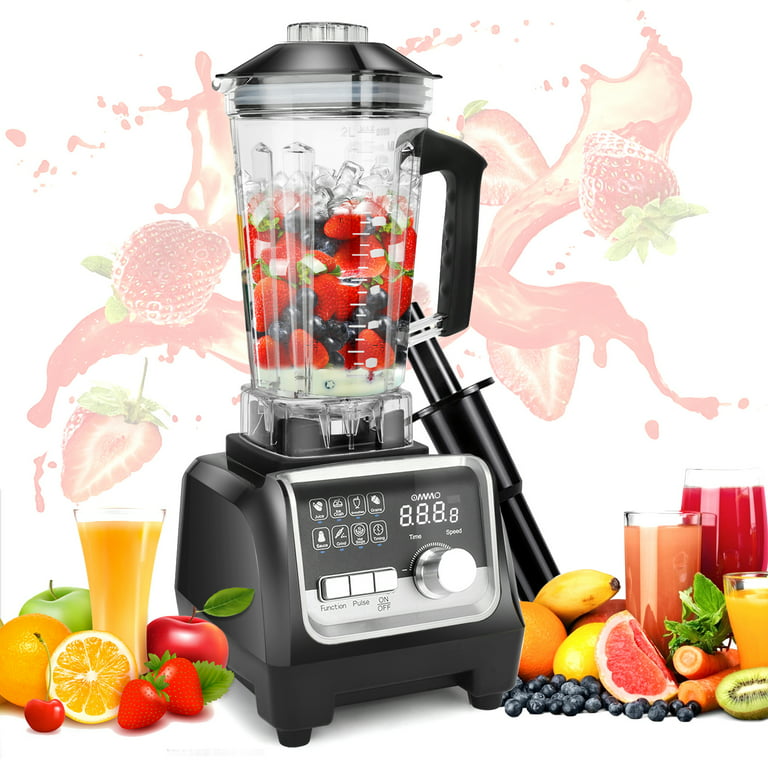  Moongiantgo Cooking Blender Hot Cold with 3 Removable Blades,  59OZ Countertop Blender with 17 Presets, 9 Gear Speed, Recipe for  Milkshake, Juice, Baby Food, Self-Clean Design, 110V: Home & Kitchen