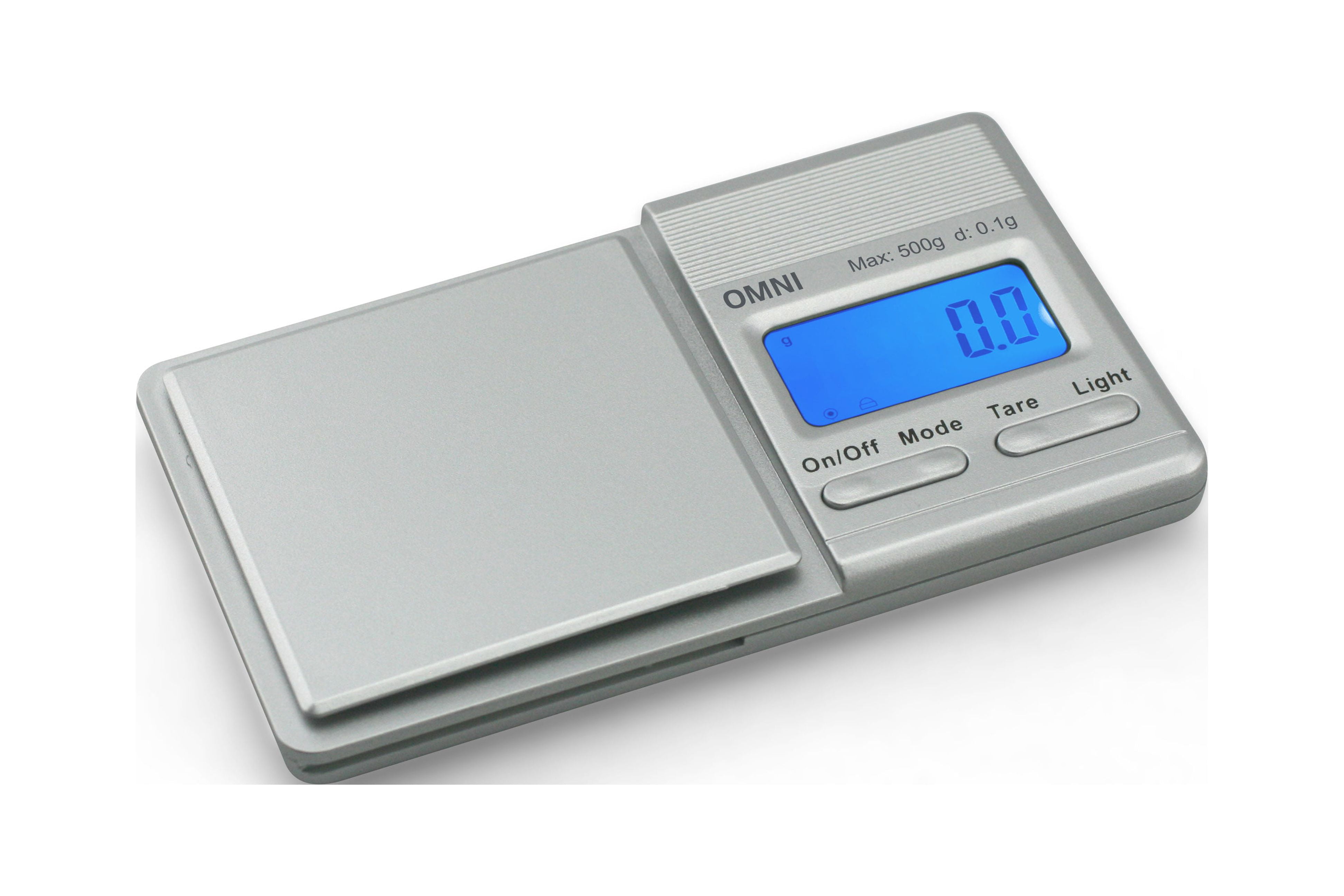 OMNI Digital Mini Scale 500g x 0.1g Silver - Walmart.com
