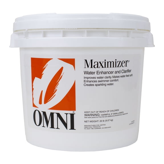 OMNI Omni Maximizer Water Enhancer and Clarifier Pool Chemicals, 20 lb