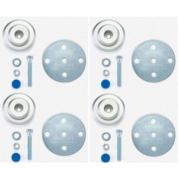 OMNI Slide N Click Floor Anchor 4 Pack | Q8-7580-A