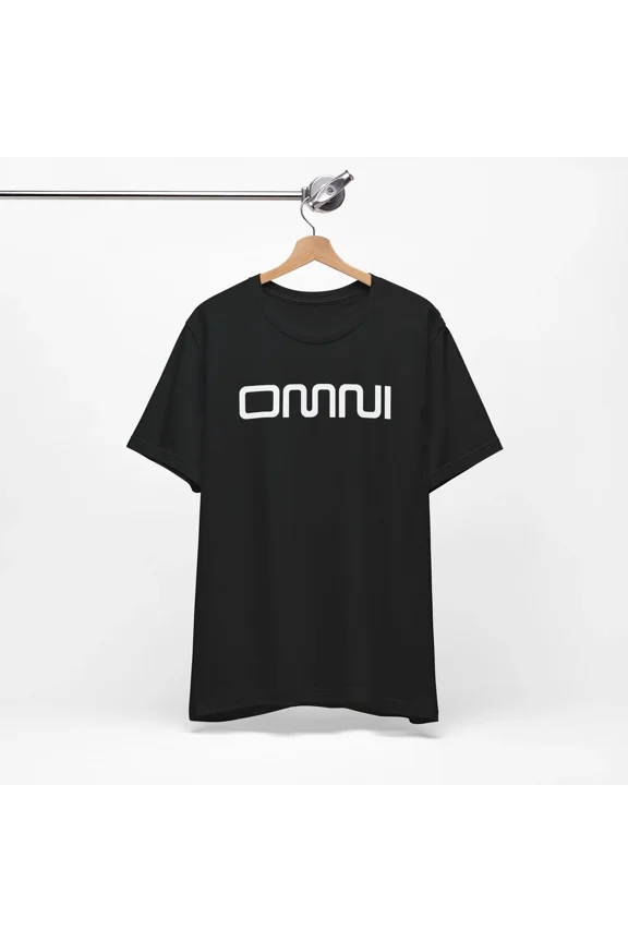 OMNI t-shirt, Defunct Sci-Fi Science Fiction Fantasy Magazine, 70s 80s 90s