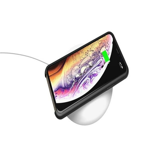 OMNIA Q Qi Fast Wireless Charger with LED Light Feature, Multi Color