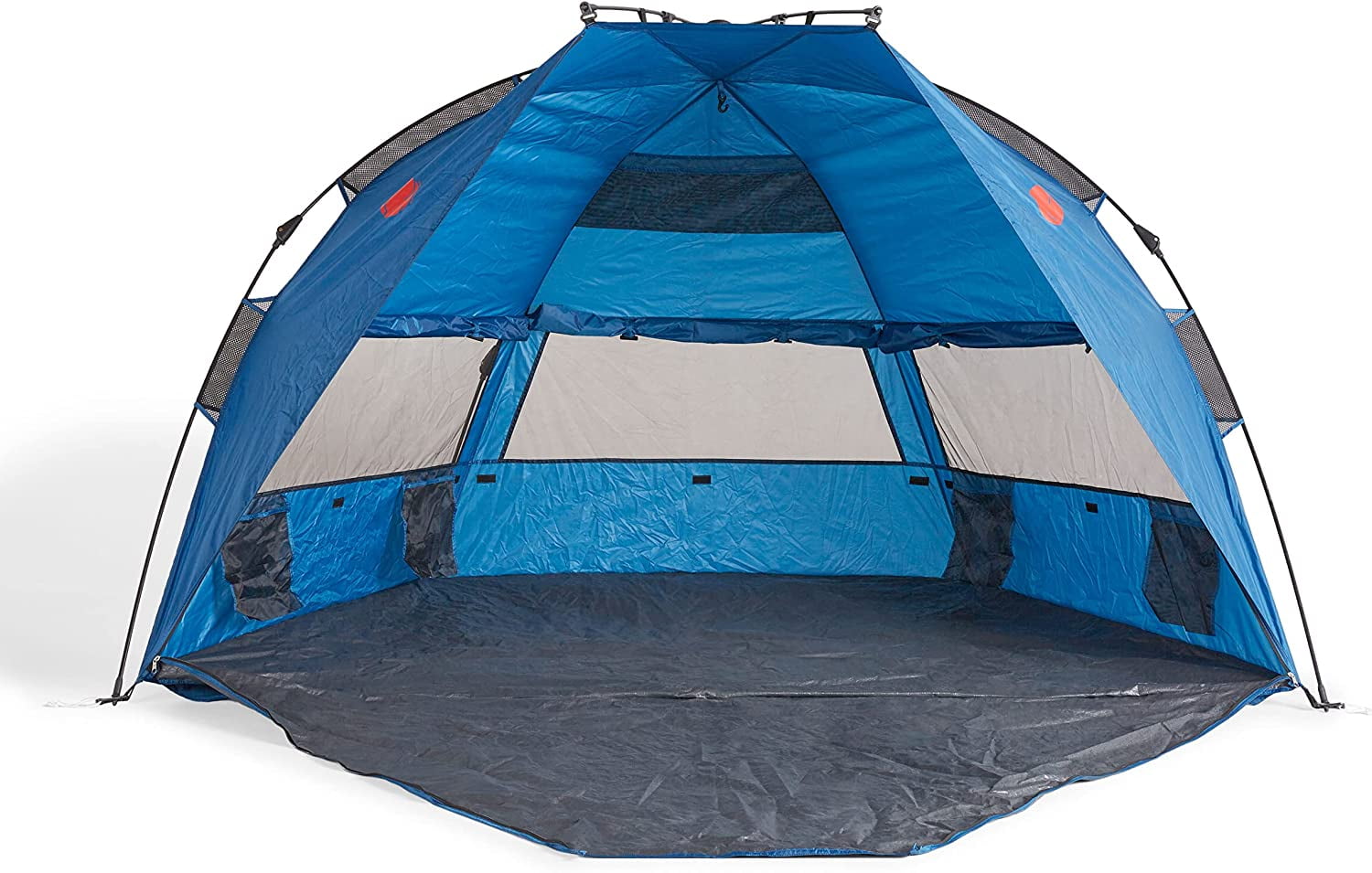 OMNICORE DESIGNS SunbusterXL4 Instant 4 Person Easy Set Up Sun Shelter - Blue