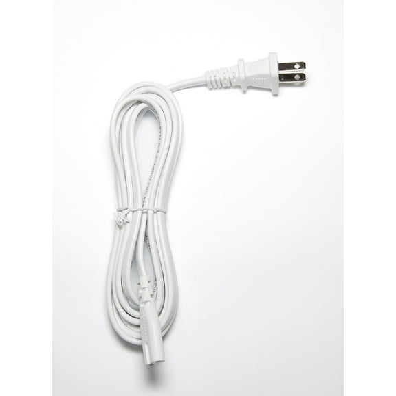 OMNIHIL (10 FT) AC Power Cord for Samsung 24" 28" 32" LED TV UN24H4500AFXZA, UN28H4500AFXZA, UN32J6300AFXZA (White)