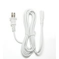 thumbnail image 1 of OMNIHIL (10ft Long) AC Power Cord for Arris Router Modem; Vizio, Sharp Sanyo Emerson TV; Sony PlayStation 1 2 PS1 PS2; Bose Companion 3 5 Speaker Audio System (White), 1 of 1