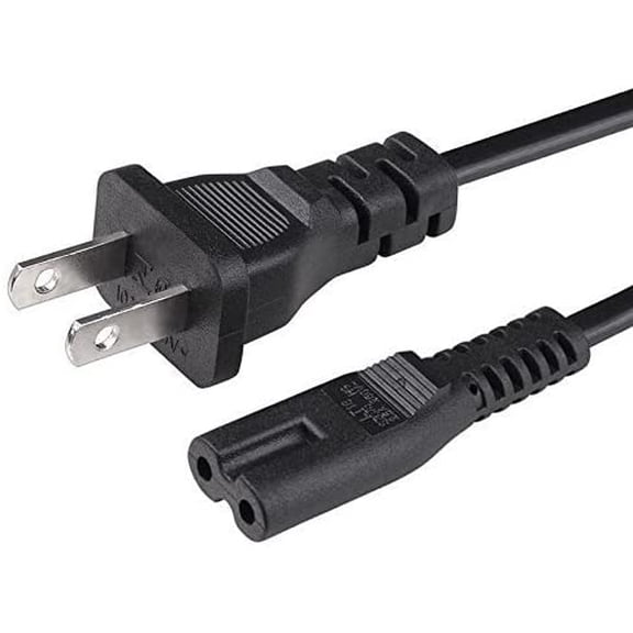 OMNIHIL 15 ft 2-Prong AC Power Cord Compatible with Mac mini MU9D3LL, A MU9E3LL, A MCX44LL, A