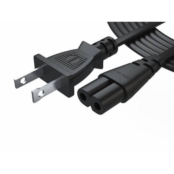 OMNIHIL (15FT) AC Power Cord for Sony DSCW800/B 20.1 MP Digital Camera (Black)