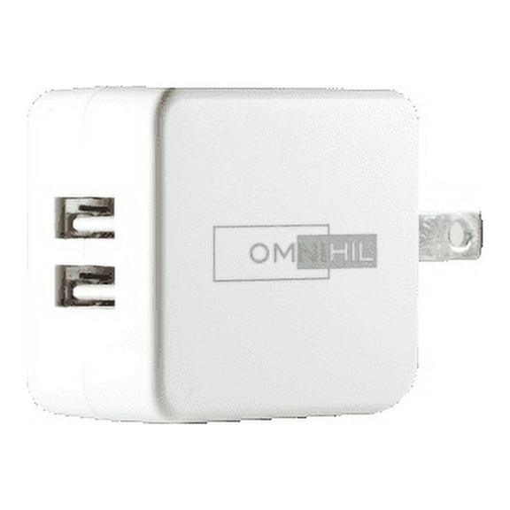 OMNIHIL 2-Port USB Charger for FLIR EX-SERIES Infrared Cameras (E4, E5, E6, E8)