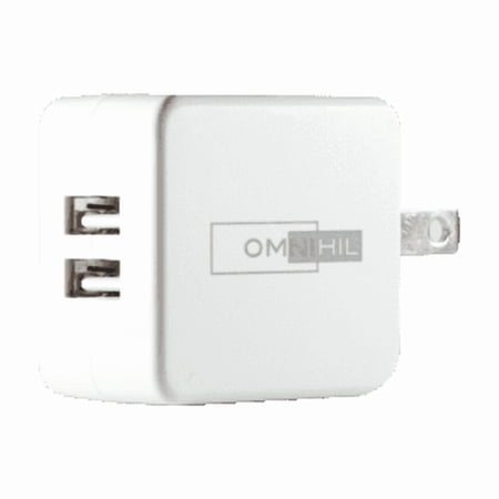 OMNIHIL 2-Port USB Charger for ZEROLEMON Galaxy Note 3 10000mAh Battery Case