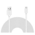 thumbnail image 1 of OMNIHIL 2-Port Wall Charger with (32FT) 2.0 High Speed USB Cable for RIF6 Orion Portable Wireless Multiple USB Charger with (32FT) ; 6000mAh External Battery Power Bank - WHITE, 1 of 3