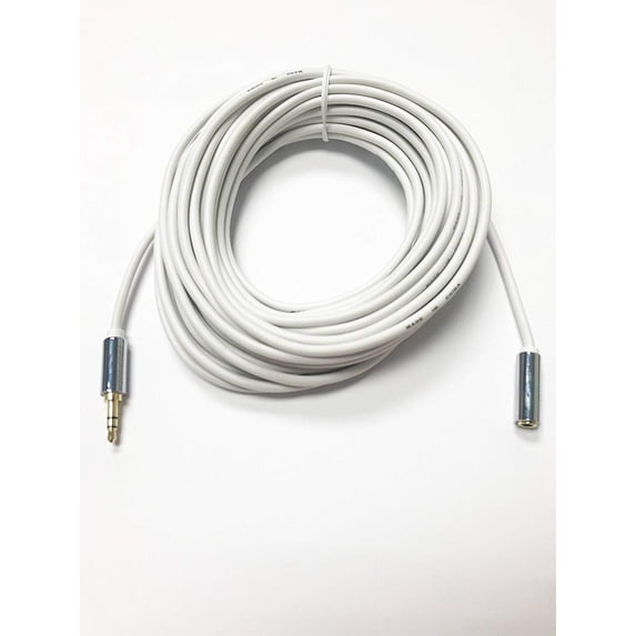 OMNIHIL (30FT) Auxillary AUX Cable Compatible with Sylvania CD Micro System Alarm Clock (SRCD114P)