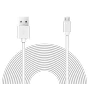 OMNIHIL 32FT 2.0 High Speed USB Cable for AV Access VGA+Audio to HDMI Converter,1920x1200 60Hz,1080P, Plug & Play - WHITE