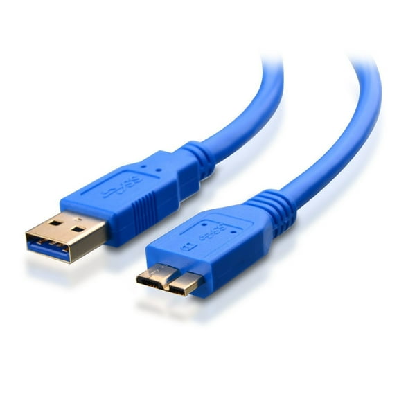OMNIHIL 5 Feet Long 3.0 High Speed USB-A to MICRO-B Cable Compatible with WD 4TB Elements Hard Drive-WDBWLG0040HBK-NESN