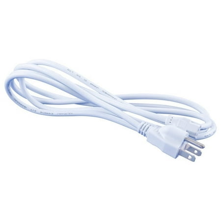 OMNIHIL (8FT) AC Power Cord for Alesis Elevate 6 Premium Active Studio Monitor - White