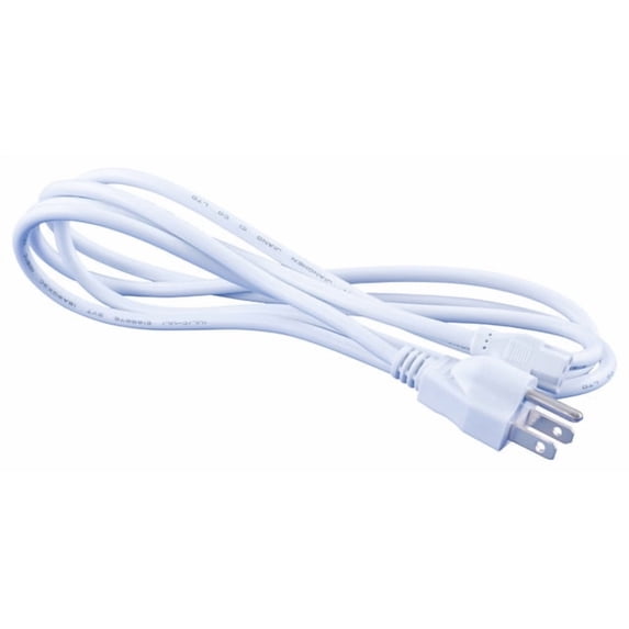 OMNIHIL (8FT) AC Power Cord for BenQ HT3050 HD 1080p 3D Home Theater Projector with RGBRGB Color Wheel, Rec. 709 Color, All Glass Lens - White