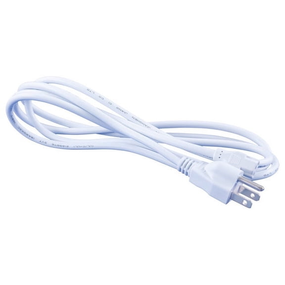 OMNIHIL (8FT) AC Power Cord for QSC GX7 Power Amplifier 1000W - White