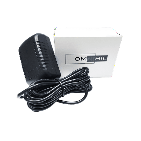 OMNIHIL AC/DC Adapter/Adaptor for Netgear AC1600 WiFi VDSL/ADSL Modem Router Model D6400 DGND3700v2