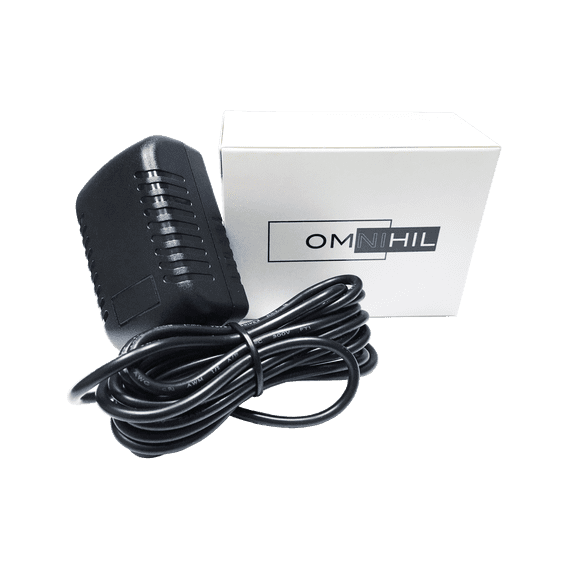 OMNIHIL AC/DC Power Adapter/Adaptor for Logitech MOMO Racing USB Steering Wheel Replacement Switching Power Supply Cord Cable PS Wall Home Charger Mains PSU