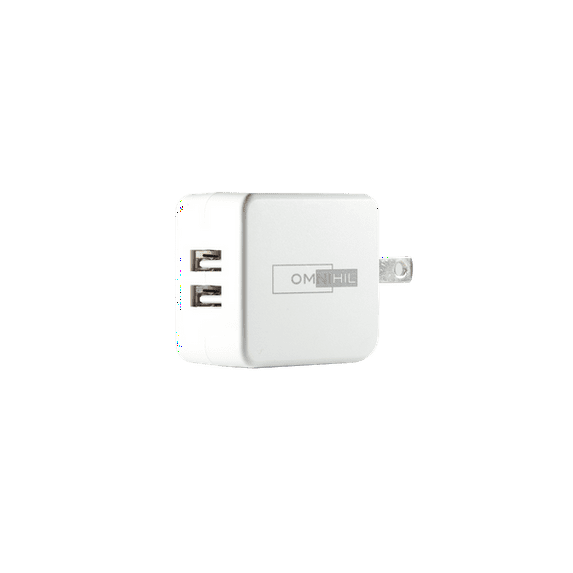 OMNIHIL Replacement 2-Port USB Charger for TopElek GEHM215AB Clip Reading Lamp
