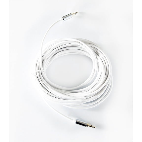 OMNIHIL Replacement 30ft 3.5mm Headset Audio AUX Extension Cable for SHAVA Bluetooth Speaker, Portable Wireless Speaker, IP67 Waterproof Rugged Speaker