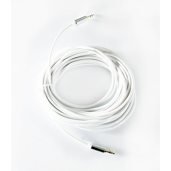 OMNIHIL Replacement 30ft 3.5mm Headset Audio AUX Extension Cable for VARO Tower Dock / Active Subwoofer for Docking to VARO WiFi Cube, Tower