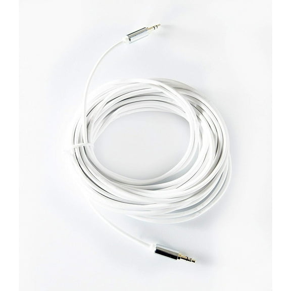OMNIHIL Replacement 30ft 3.5mm Headset Audio AUX Extension Cable for iLive Platinum Wireless Headphones - IAHP46S