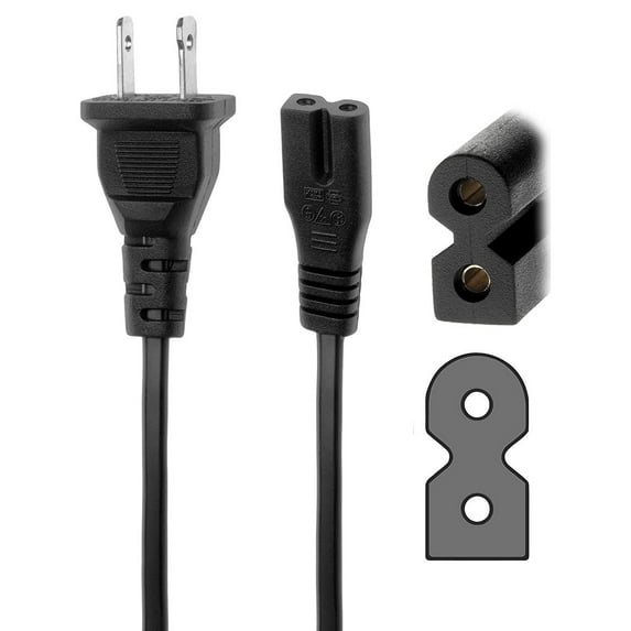OMNIHIL Replacement (5FT) AC Power Cord for PHILIPS Mini Hi-Fi System DVD/CD Home Theater System CD Soundmachine Series AZ2555 242207098246 AZ2558/17 FWC55737 FWC579 AZ1850/12 FW-C550