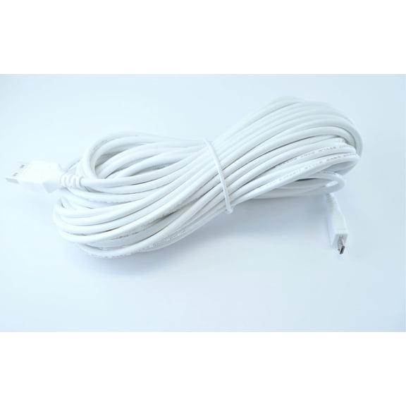 OMNIHIL Replacement (WHT-30FT) 2.0 High Speed USB Cable for Venstar Bluetooth LED Party Speaker