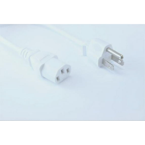 OMNIHIL Replacement (WHT-8FT) AC Power Cord for TC Electronic M-350 Reverb and Effects Processor