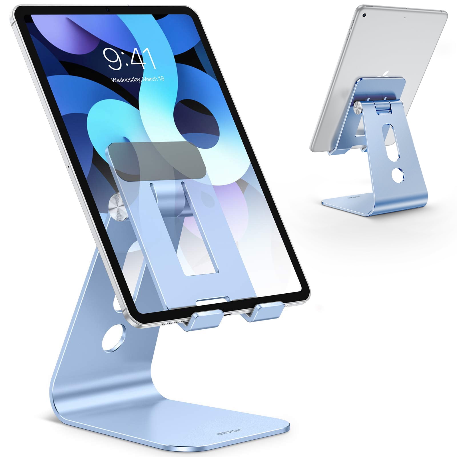 OMOTON Adjustable Tablet Stand for iPad Pro, Air, Mini T2 Aluminum iPad