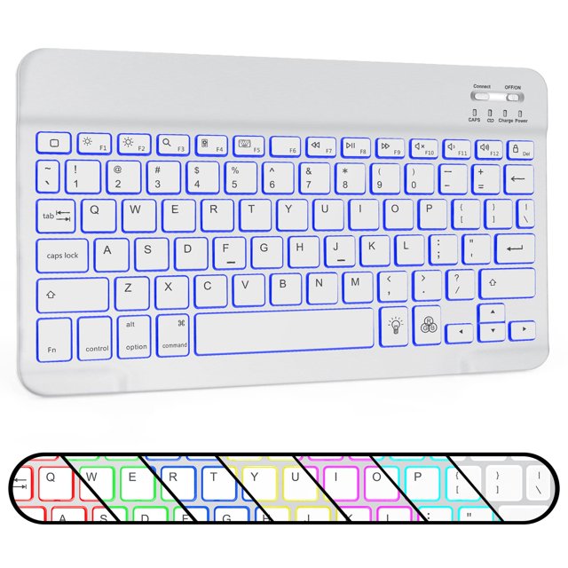 OMOTON Wireless Bluetooth Keyboard Compatible with iPad 10th 9th 8th