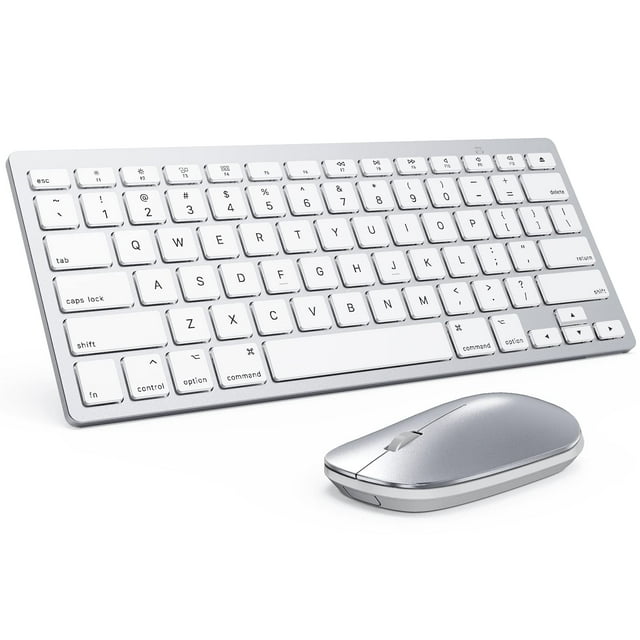 OMOTON Wireless Bluetooth Keyboard and Mouse Combo for Mac Laptop PC