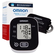 OMRON 3 Series Upper Arm Blood Pressure Monitor with Arm Cuff – Home Use BP Monitor