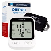 OMRON 5 Series Upper Arm Blood Pressure Monitor and Arm Cuff for Home Use