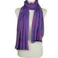 thumbnail image 1 of OMSutra Gayatri Mantra Hindu Prayer Shawl - Purple, 1 of 2