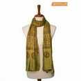 thumbnail image 1 of OMSutra OM401011-Golden Olive OM Hindu Yoga Meditation Prayer Shawl - Golden Olive, 1 of 1