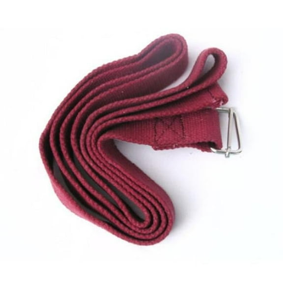 OMSutra Yoga Strap Cinch-Buckle 10 ft. - Color - Burgundy
