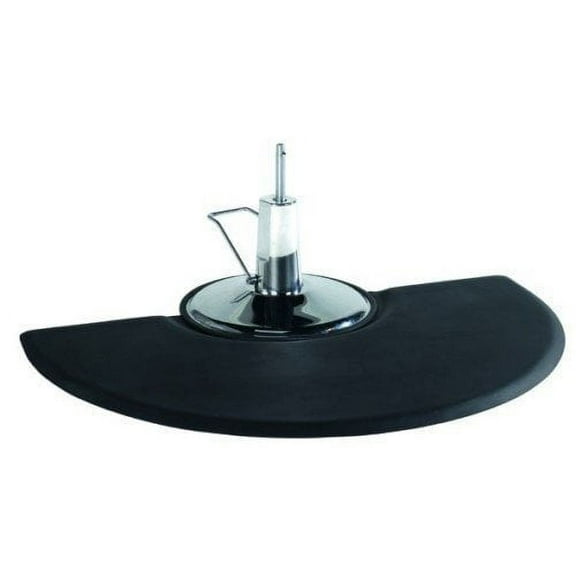 OMWAH Semi Circle 3 x 5 ' 1/2" Thick Barber Salon Anti Fatigue Floor Mat Styling