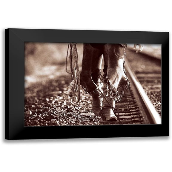 OMara, James 14x11 Black Modern Framed Museum Art Print Titled - Walking
