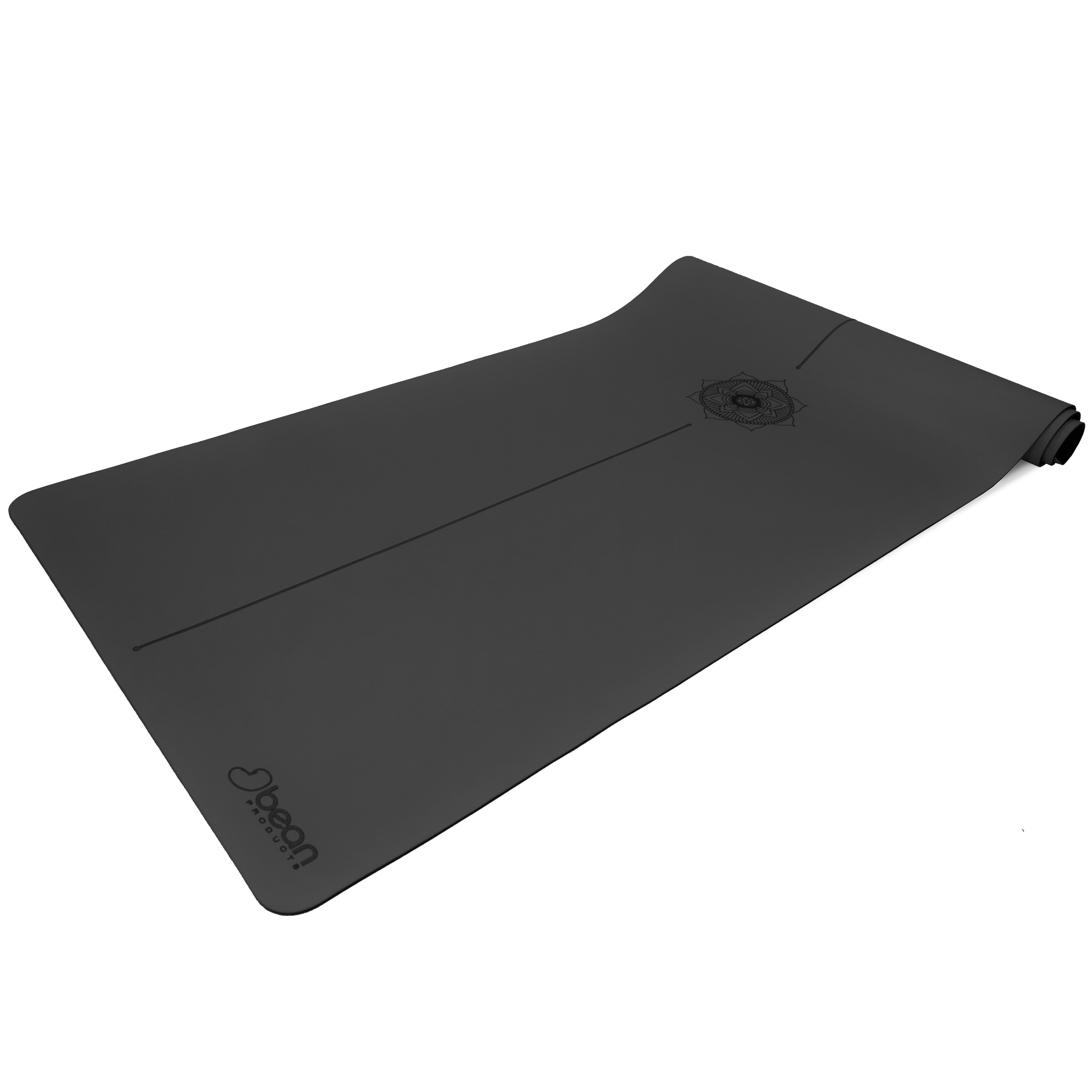 Bean Rubber PU Yoga Mat OMphibian Mat - The Best Non-Slip Eco-Friendly Natural Rubber with wet grip PU surface