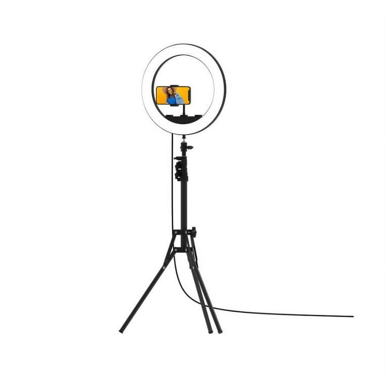 ON AIR 8424SC LED Studio Pro 14Inch Ring Light Kit with Tripod Stand and  Phone Mount 